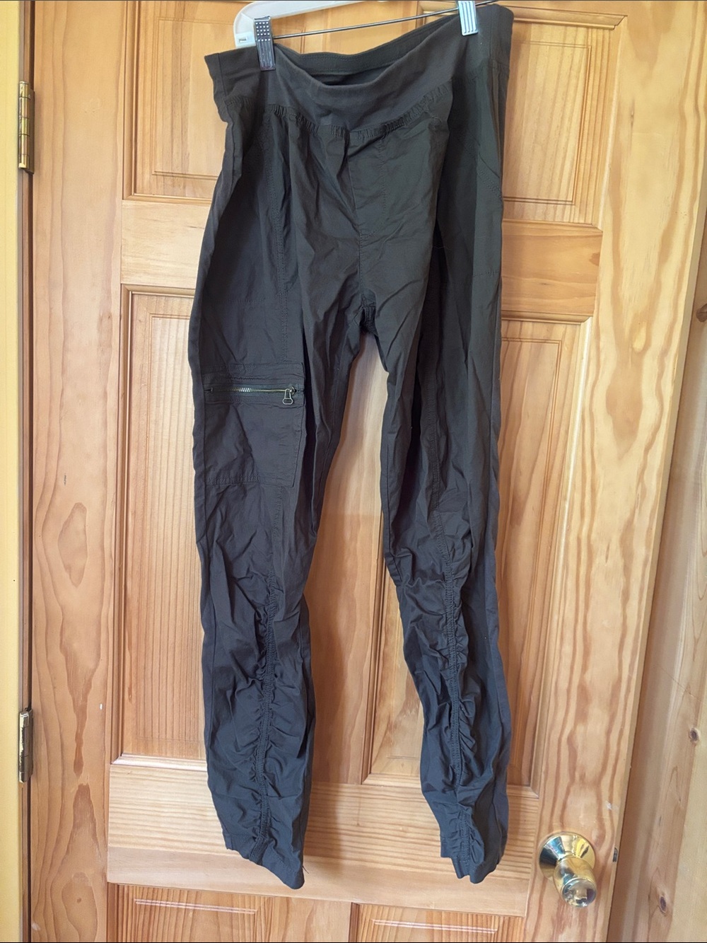 Womens Slim Performance Joggers with Zip Pocket
